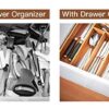Organizer Tray Bamboo Expandable Cutlery
