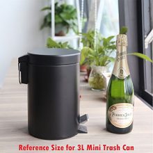 Trash Can with Lid Soft Close and Removable Inner Wastebasket