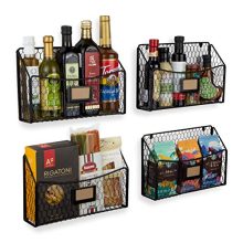Magazine Rack File Organizer and Mail Holder for Wall