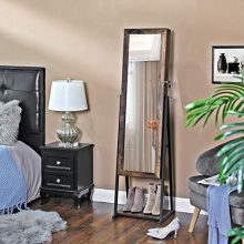 Industrial Jewelry Cabinet Armoire 6 LEDs Mirrored