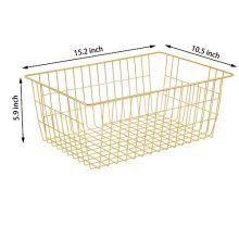 iPEGTOP Wire Storage Baskets, Large Farmhouse Metal Basket