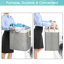 JOMARTO Laundry Basket with Handles 2 Pack