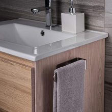 Taozun Hand Towel Holder/Hand Towel Ring - Self Adhesive Bathroom Towel Bar