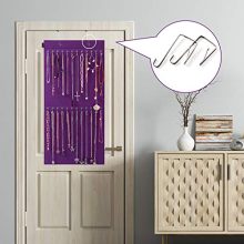 Wall Hanging Jewelry Organizer with 24 Hooks – Space-Saving Jewelry Display for Necklaces, Bracelets, Rings & Chains