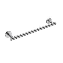Brushed Nickel Bath Towel Bar Single Bars Towel Rack