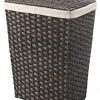 Whitmor Rattique Laundry Hamper with Lid