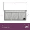 Kitchen Condiment Organizer and Flatware Utensil Caddy