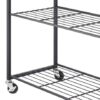 Whitmor Modern Industrial Rolling Storage Shelves