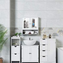 More Space with the Multipurpose Bathroom Wall Cabinet