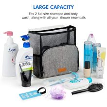 Hiverst Hanging Toiletry Bag, Shower Caddy Tote Bag