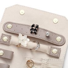 Vlando Small Travel Jewelry Roll Bag Organizer