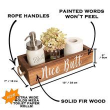 Funny Toilet Paper Holder Perfect for Farmhouse