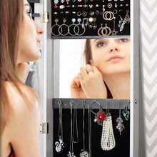 Armoire Jewelry Cabinet Standing Jewelry Organizer