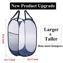 Mesh Pop-up Laundry Hamper, Folding Laundry Basket