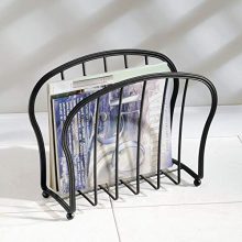 mDesign Decorative Metal Wire Magazine Holder, Organizer