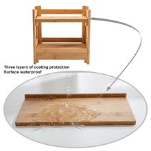 🌿 Natural Bamboo Makeup Organizer with Drawer – Perfect for Beauty Lovers