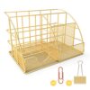 Desk Organizer Accessories, Gold Office Organizer