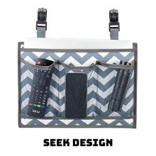 Bedside Caddy - Premium Bed Side Hanging Organizer with Pockets