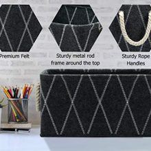 Storage Basket Large Felt Rectangular Storage Organizer