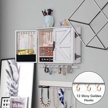 Rustic Wall Mounted Jewelry Organizer Jewelry Holder