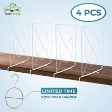 Circle Shelf Dividers – Effortless Organization for Closets, Kitchen, and More