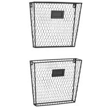 MyGift Rustic Chicken Wire Wall-Mounted, Home Office
