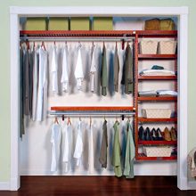 John Louis Home 12-Inch Deep Premier Closet Organizer