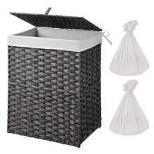 Laundry Hamper with 2 Removable Liner Bag