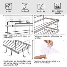 Basket Shelf with Hooks for Hanging Sponge