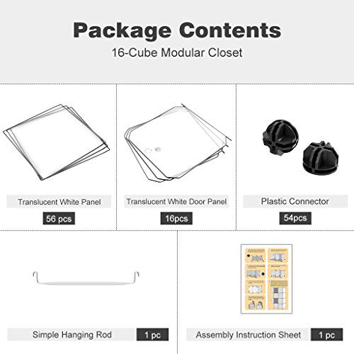 Modern Modular Storage Cube Organizer - Your Creative Closet Solution