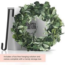Uptown Styling: Front Door Wreath with Wreath Door Hanger