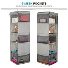 Zober 5 Shelf Hanging Closet Organizer Space Saver
