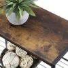 Whitmor Modern Industrial Rolling Storage Shelves