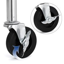Metal 300 lb Clothing Rack on Wheels