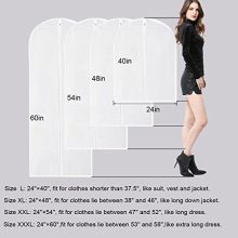 Dust Cover with Full Zipper for Suit Jacket