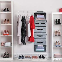 SMIRLY Hanging Closet Organizer Shelves.