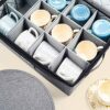 Cup and Mug Storage Box, Holds 12 Coffee Mugs and Tea Cups