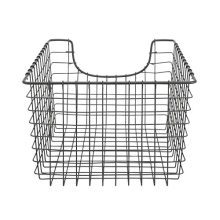 Spectrum Diversified Scoop Wire Basket, Vintage-Inspired Steel Storage