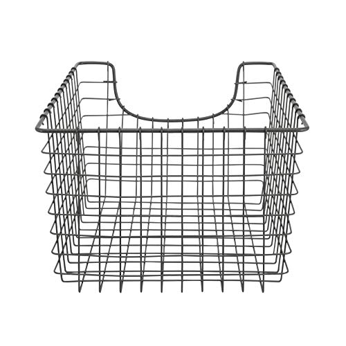 Spectrum Diversified Scoop Wire Basket, Vintage-Inspired Steel Storage