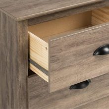 Prepac Salt Spring 6-Drawer Tall Chest, Drifted Gray