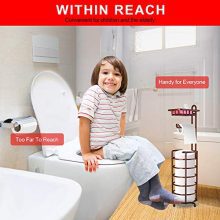 Toilet Paper Holder Stand Bathroom Tissue Dispenser