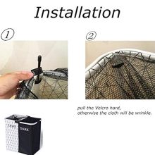 2 Section Laundry Basket Hamper Collapsible