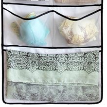 MISSLO Durable Hanging Closet, Double Sided Bra Stocking Clothes
