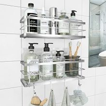 Basket Shelf with Hooks for Hanging Sponge