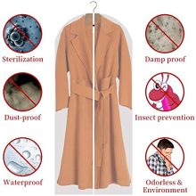 Perber Hanging Garment Bag Lightweight Clear Full Zipper