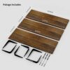 Wall Mounted Shelf Organizer Set of 3 for Living Room