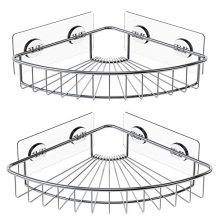 2-Pack Corner Shower Caddy Bathroom Shelf with Adhesive