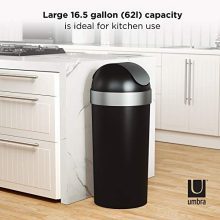 Umbra Venti 16.5-Gallon Swing Top Kitchen Trash Can