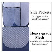 Mesh Pop-up Laundry Hamper, Folding Laundry Basket
