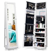 Armoire Jewelry Cabinet Standing Jewelry Organizer